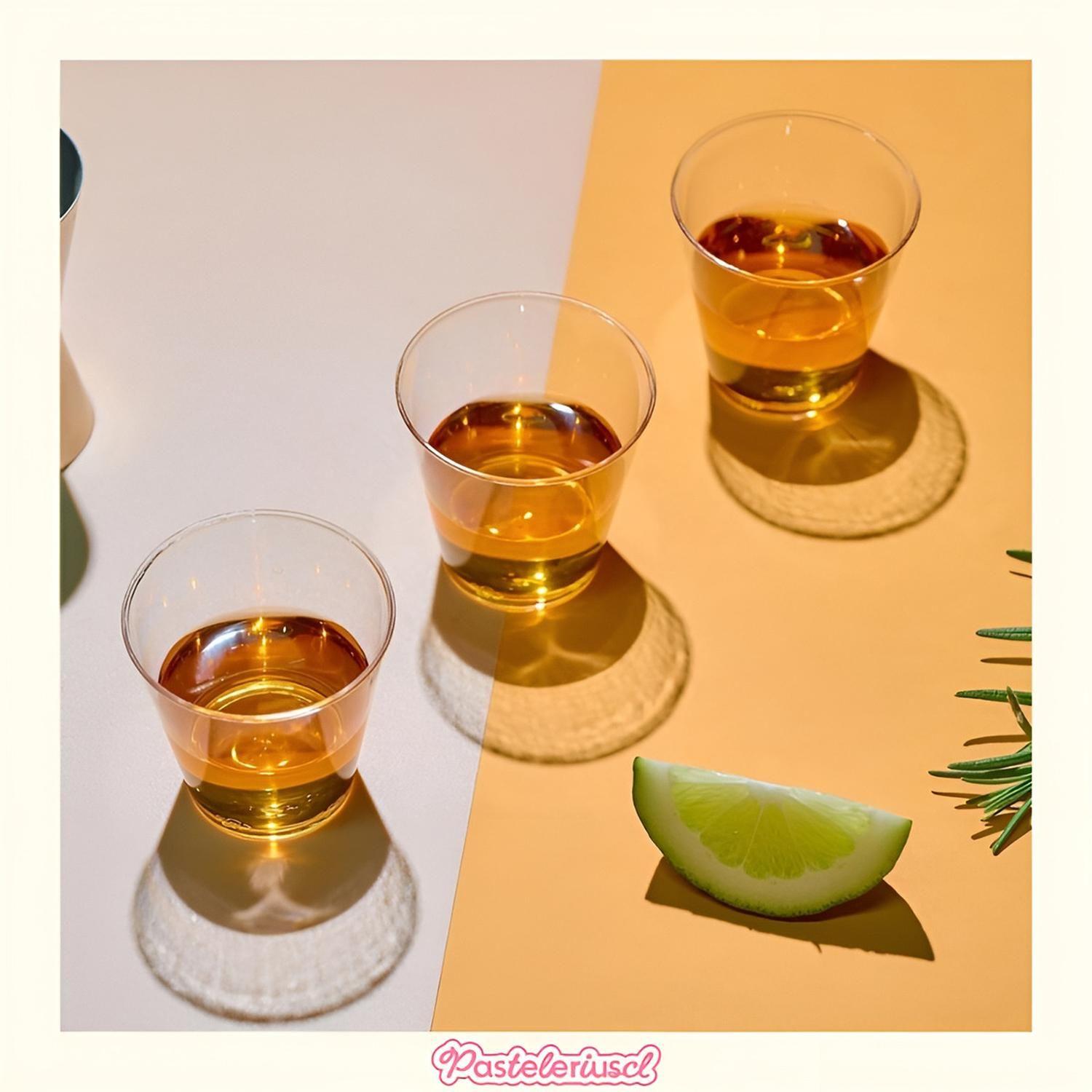X200 Vasos Plasticos Pocillos Para Postres Vaso Shot 30ml Transparente-8