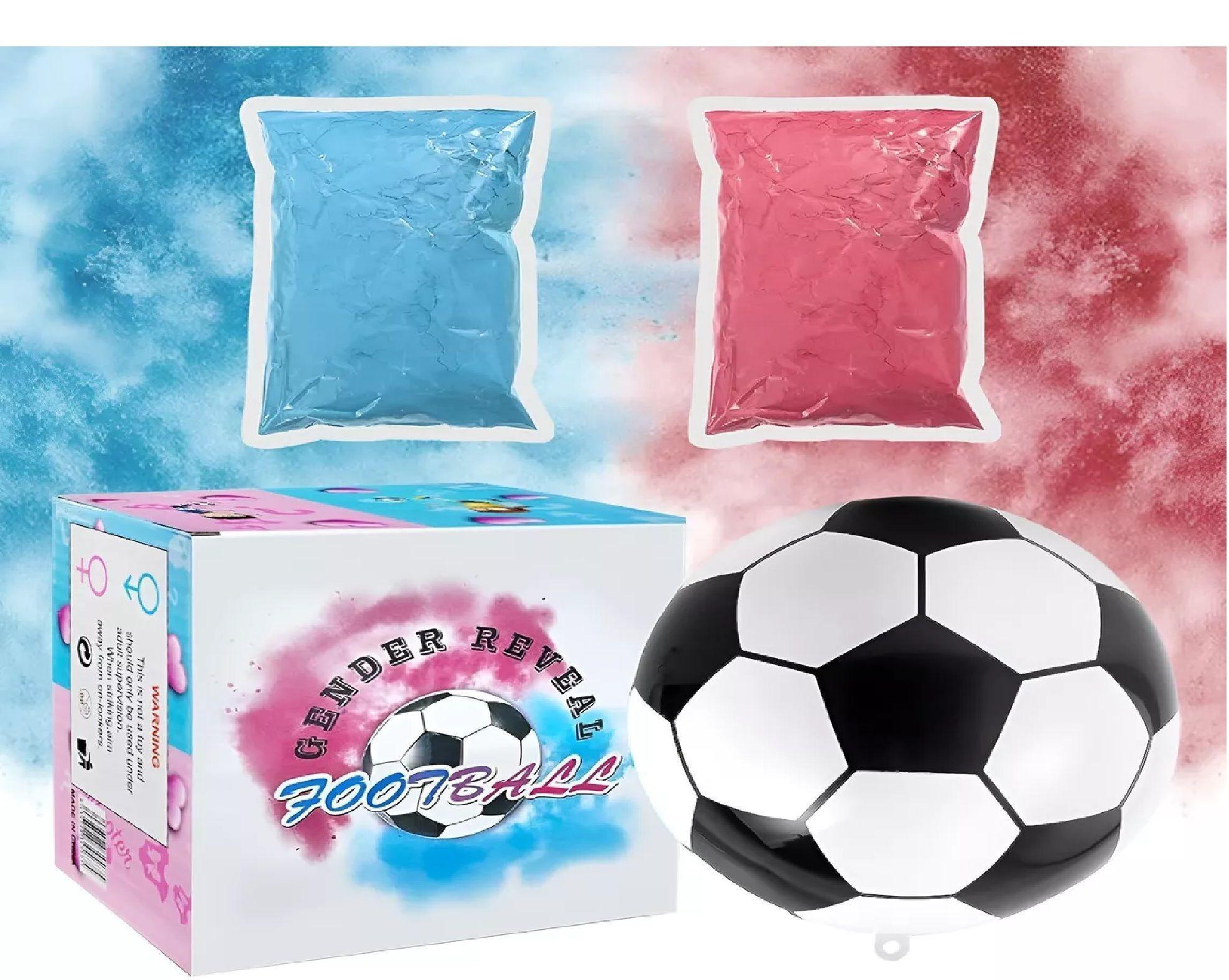 Balon Futbol Revelacion De Genero Balon Gender Reveal 14cm-3