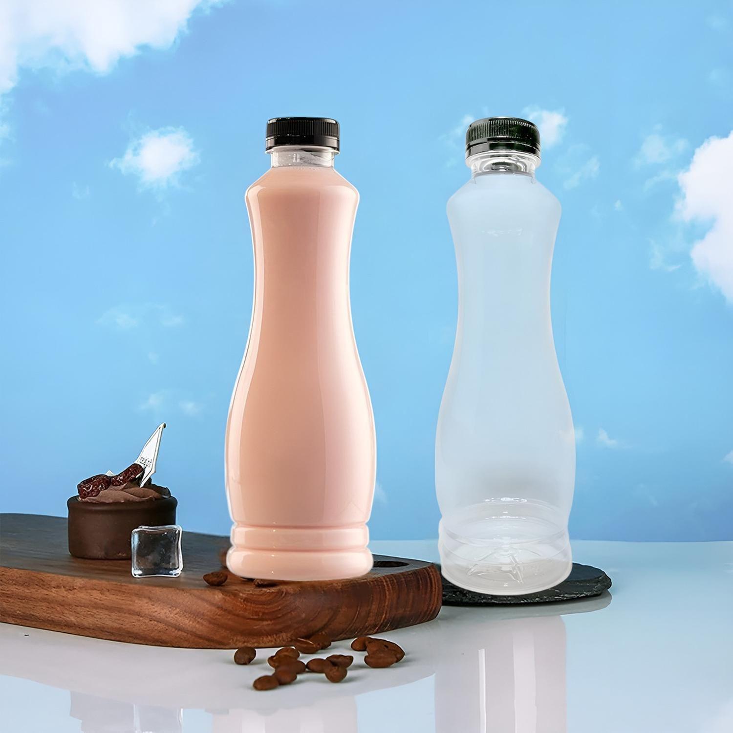 X24 Botellas Plasticas Transparentes Botella C/tapa 800ml Transparente-3