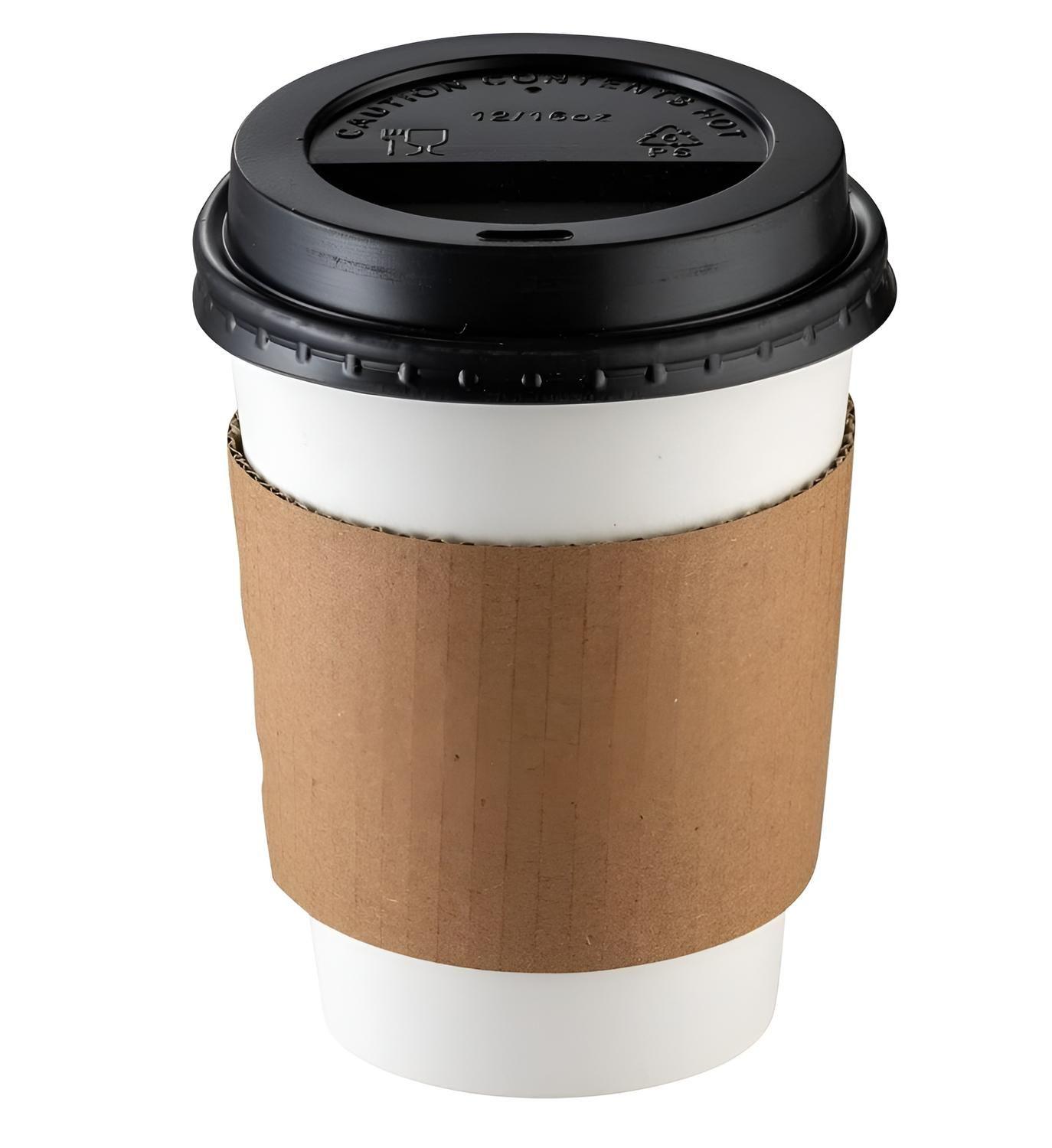 Paquete de 1.000 vasos de café desechables 236ml/8oz vasos de papel con tapas-8