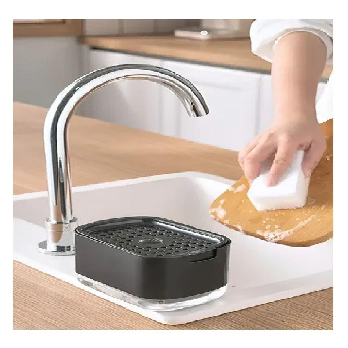 Soporte Esponja Lavaloza Para Tu Cocina Escurridor Lavaplato-5