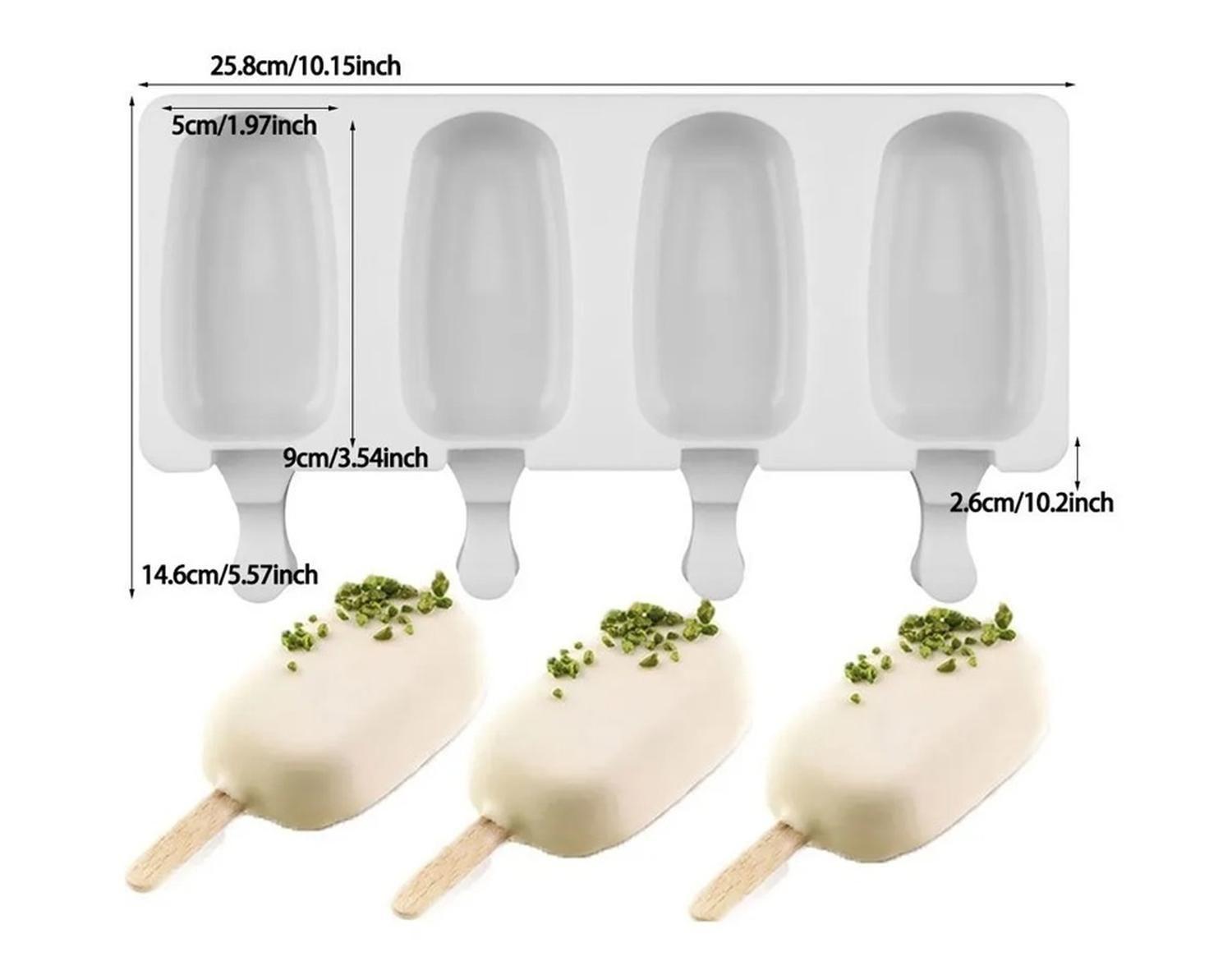 Moldes De Silicona Para Helados Molde Paletas Helado 0417-2