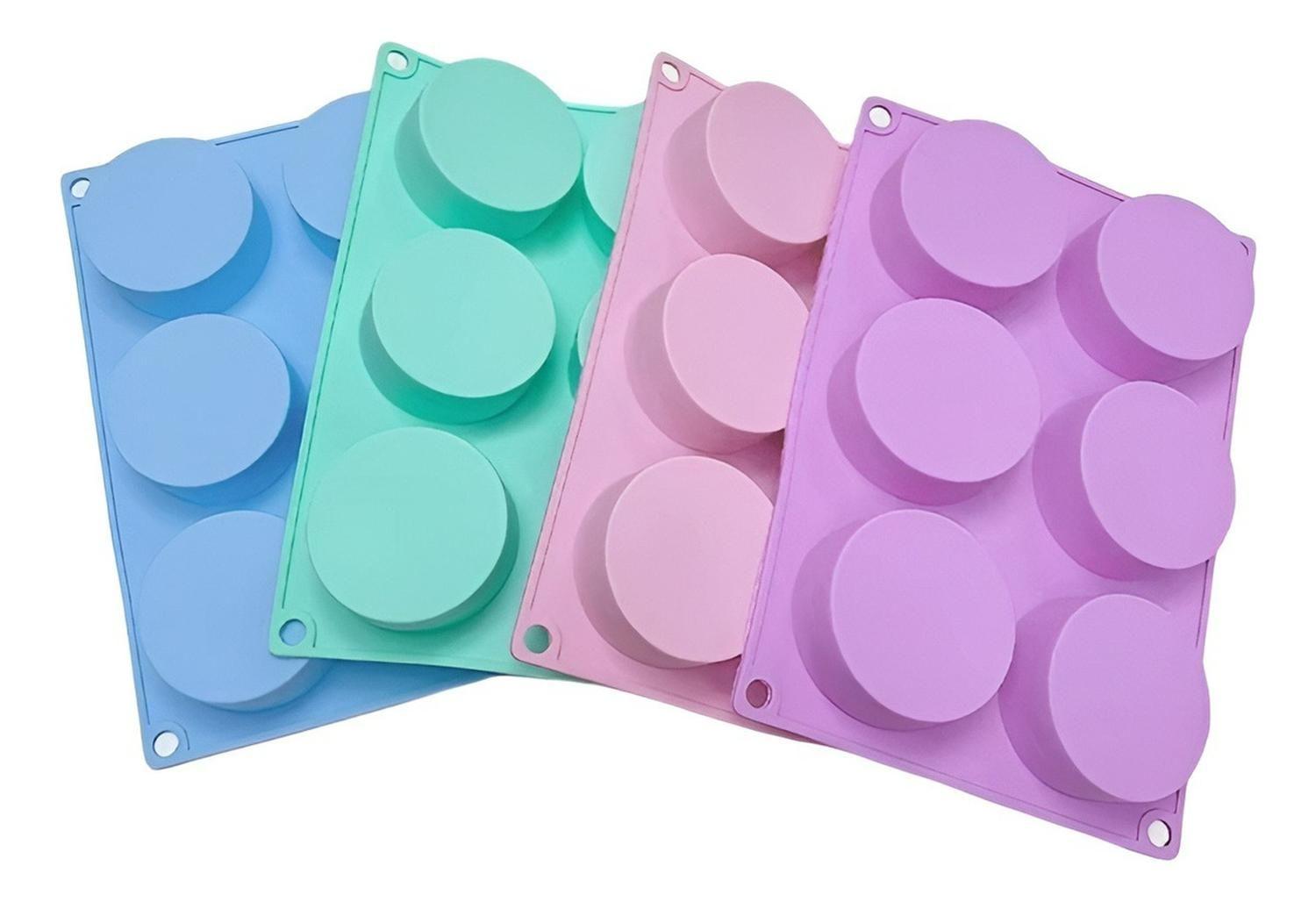 Molde De Silicona Cheesecake Molde Jabon Molde 6cavid Redond-7