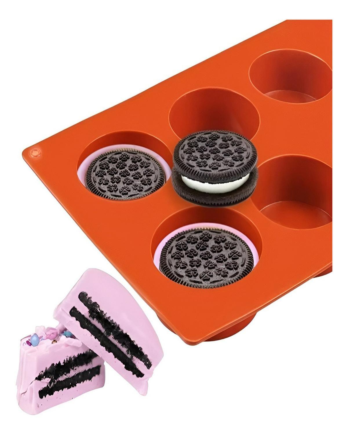 Molde De Silicona Cheesecake Molde Jabon Molde 6cavid Redond-8
