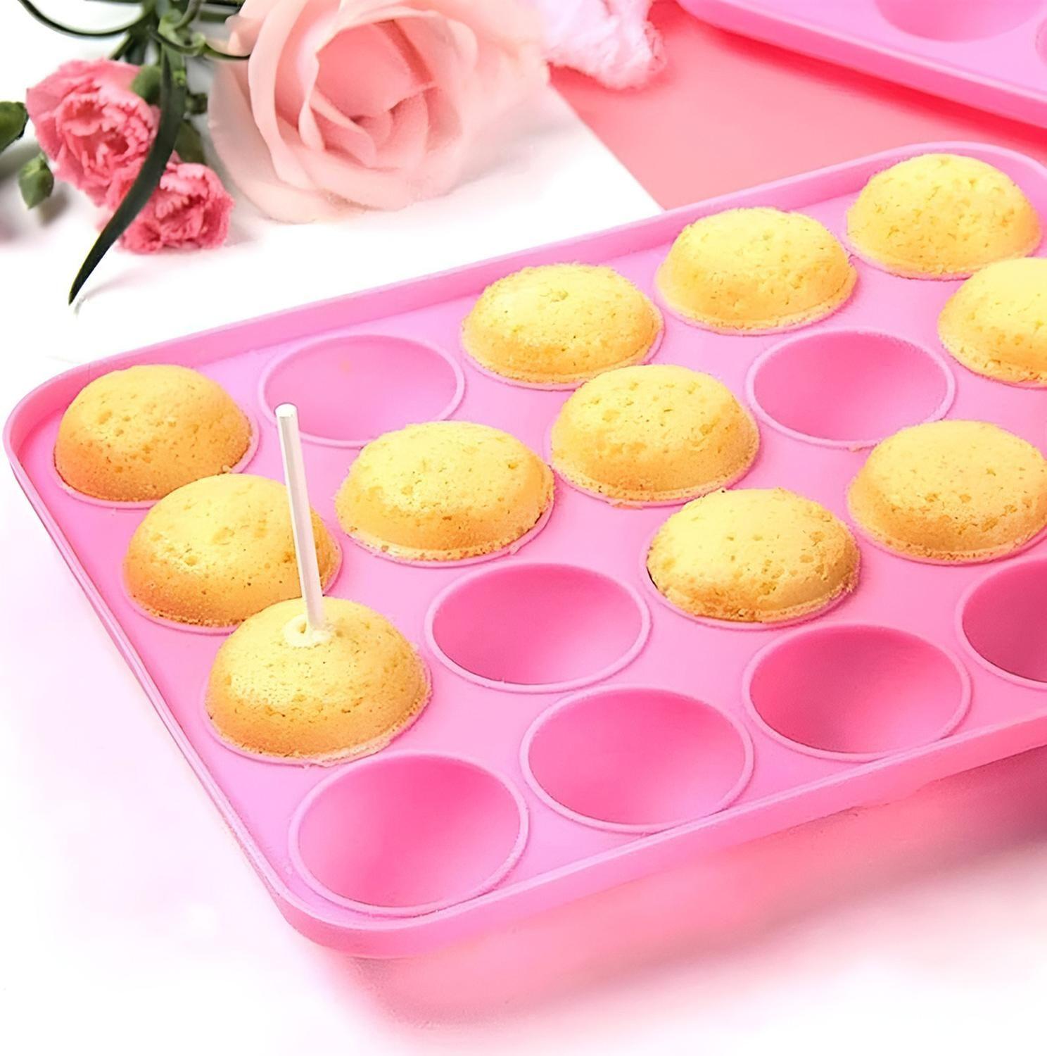 Molde De Silicona Cakepop Molde Silicona Cake Pop 20 Esferas-5