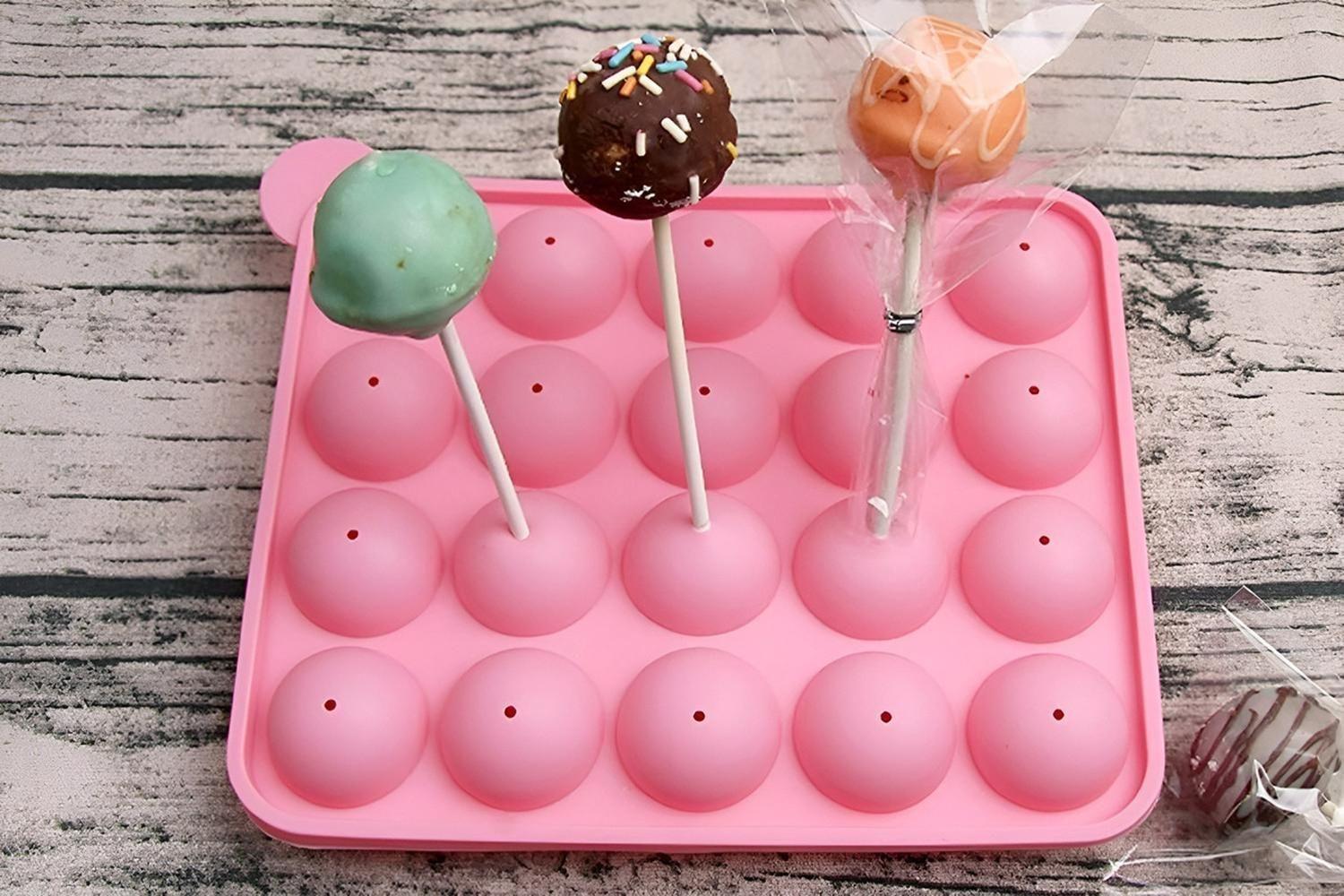Molde De Silicona Cakepop Molde Silicona Cake Pop 20 Esferas-7