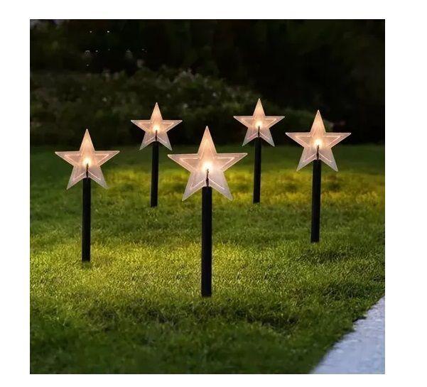 5 Guirnalda Solar Guirnaldas Solares Lampara Jardin Estrella-4