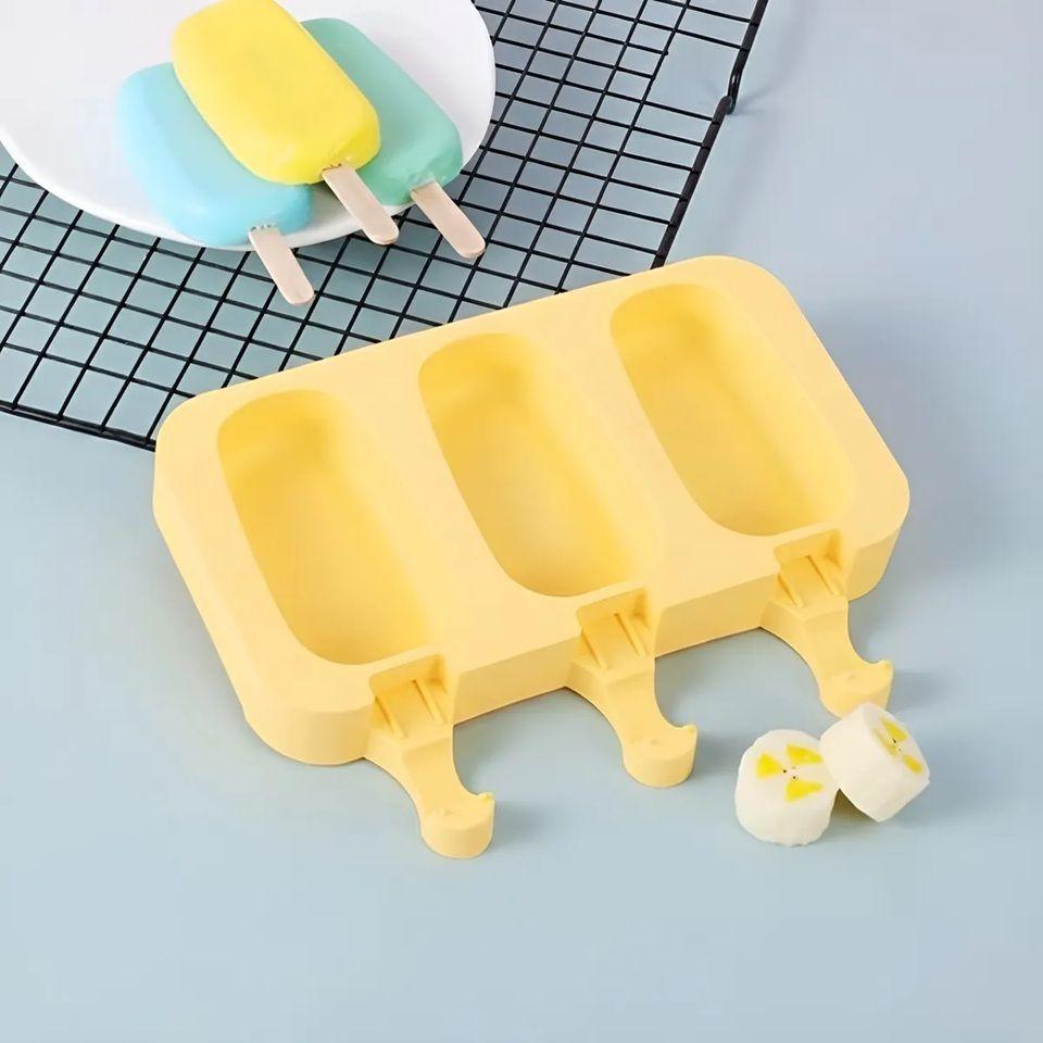 Moldes De Silicona Para Helados Molde Paletas Helado 3 Cavid Molde Silicona Repostería Moldes Paleta-5