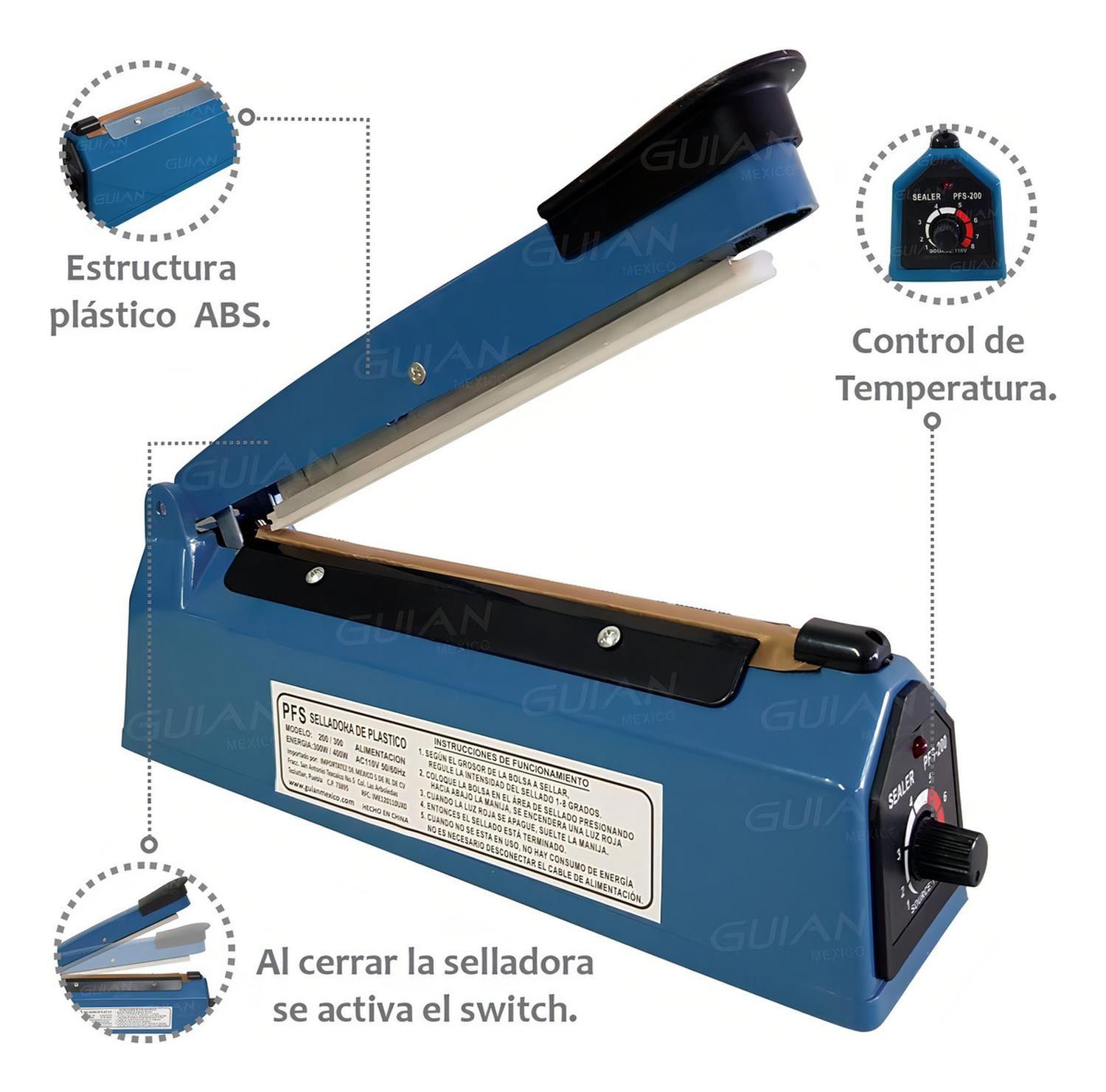 Sellador De Bolsa Selladora Maquina Selladora Selladora 20cm-4