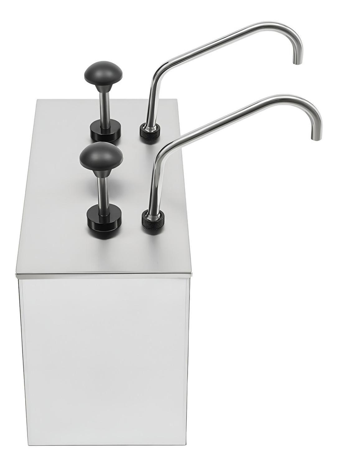 Dispensador De Salsa Comercial Dispensador Salsa Doble 4l-4