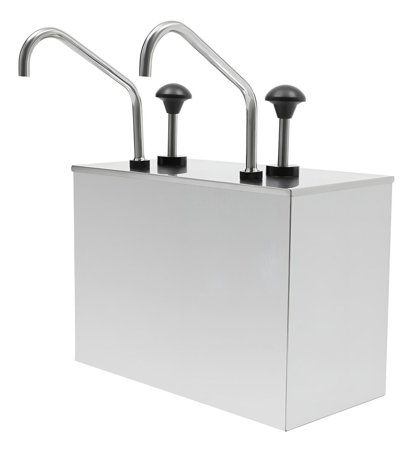 Dispensador De Salsa Comercial Dispensador Salsa Doble 4l-8