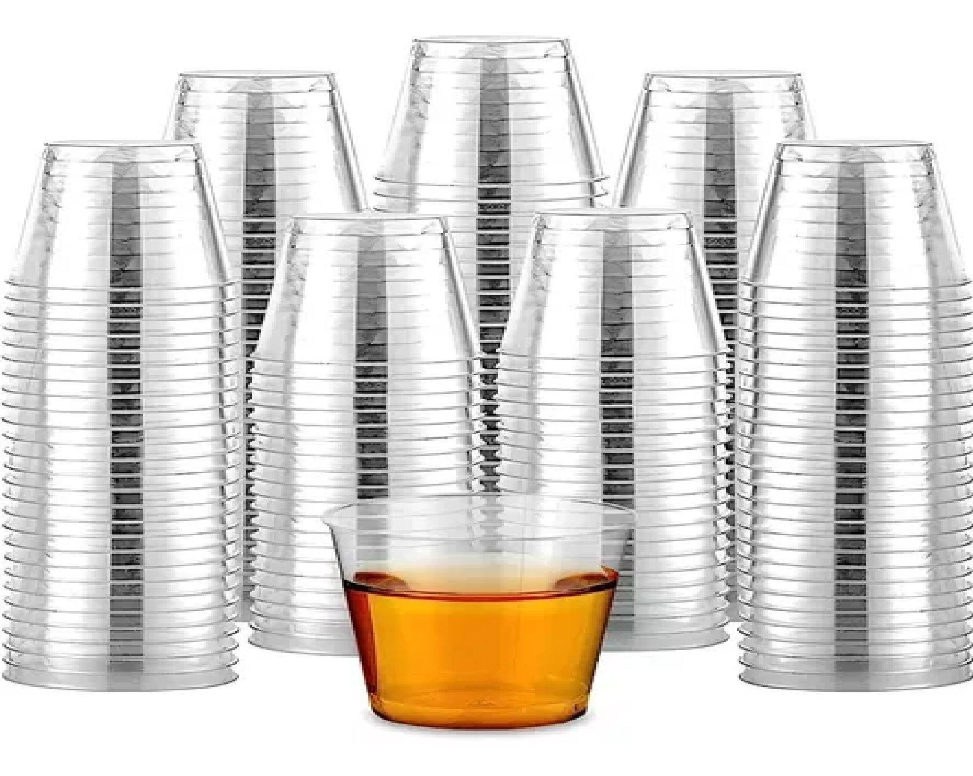 50 Set Vasos Desechables Vasos Reutilizables Vasos Cerveceros Vasos Acrilicos Vaso De Postres 102ml-4