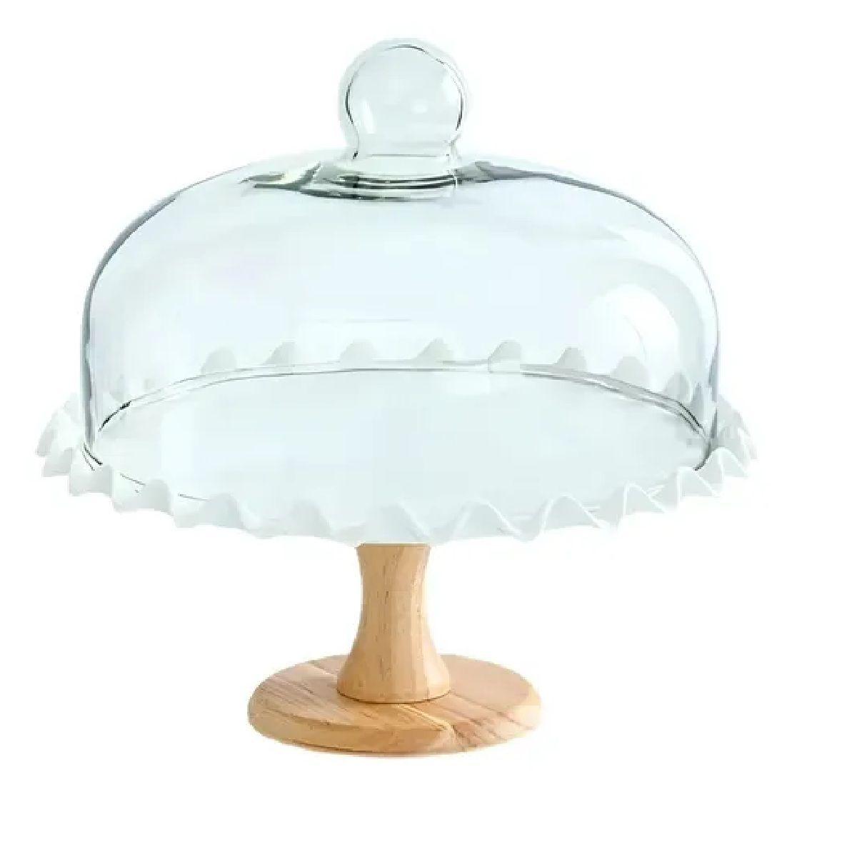 Base Para Torta Base Para Cupcakes Porta Tortas C/tapa 26cm-0