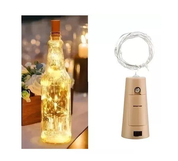 2 Luces Hada Luces Corcho Hada Alambre Luces Led Decorativas-2