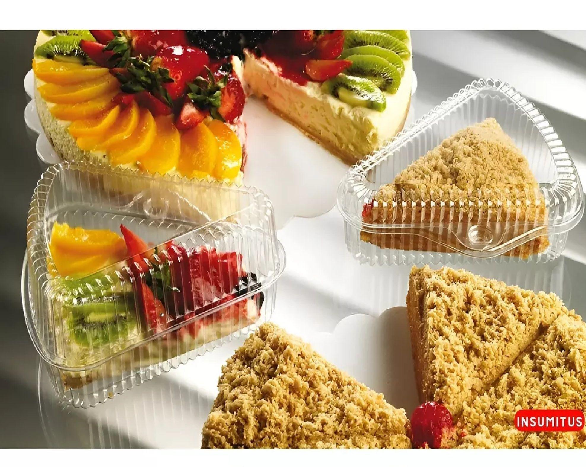 Pack X50 Contenedor De Alimentos Contenedor Triangular 10cm-5