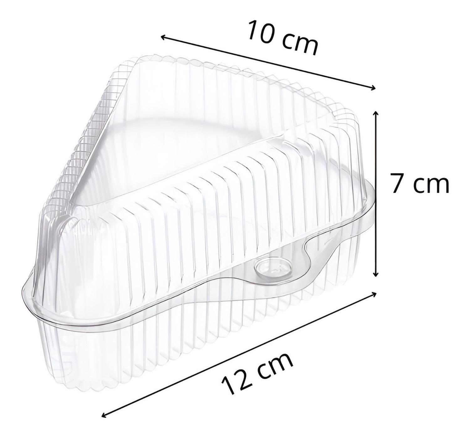 X100 Contenedor Triangular Contenedor De Alimentos Plasticos Color Transparente / Contenedor Triangu-2