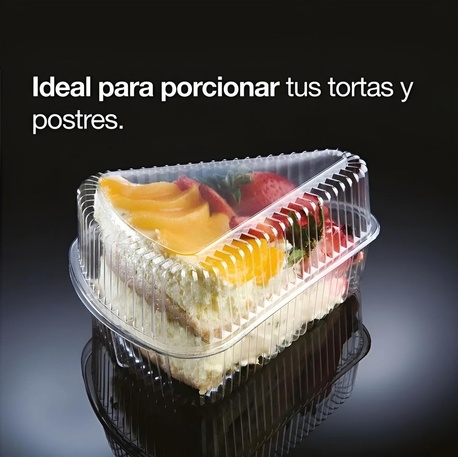 X100 Contenedor Triangular Contenedor De Alimentos Plasticos Color Transparente / Contenedor Triangu-6