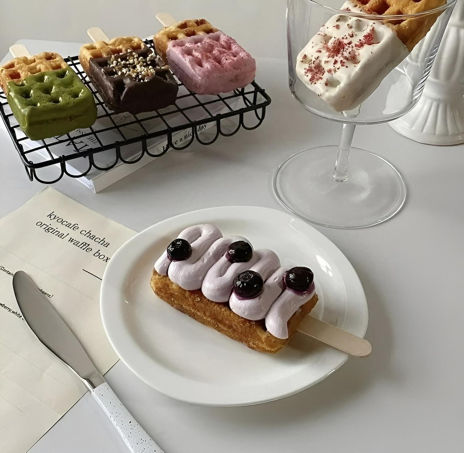 Wafflera Maquina Para Waffles Waflera Industrial Waffle 6cav-3