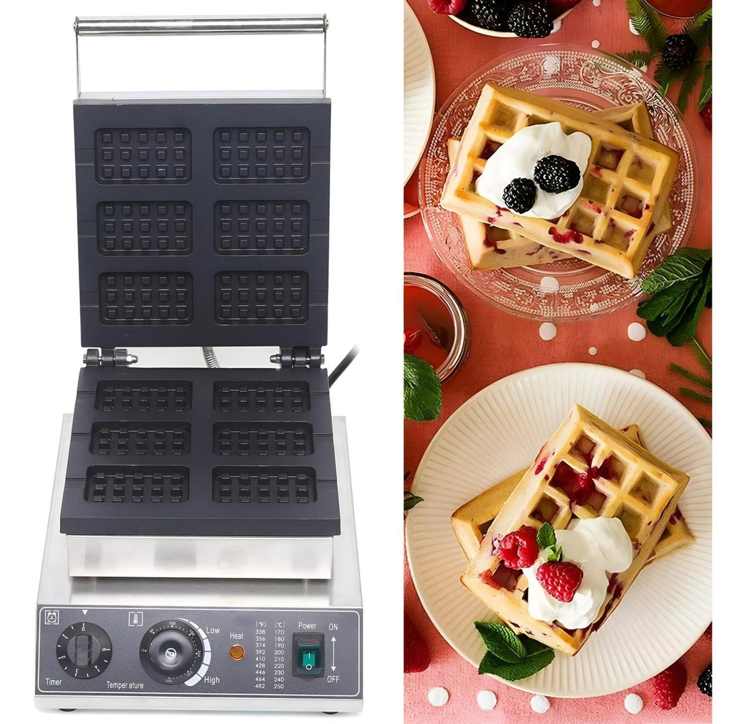 Wafflera Maquina Para Waffles Waflera Industrial Waffle 6cav-9
