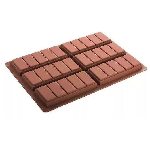 X2 Moldes De Chocolate Moldes Barra De Chocolate Silicona 6b-3