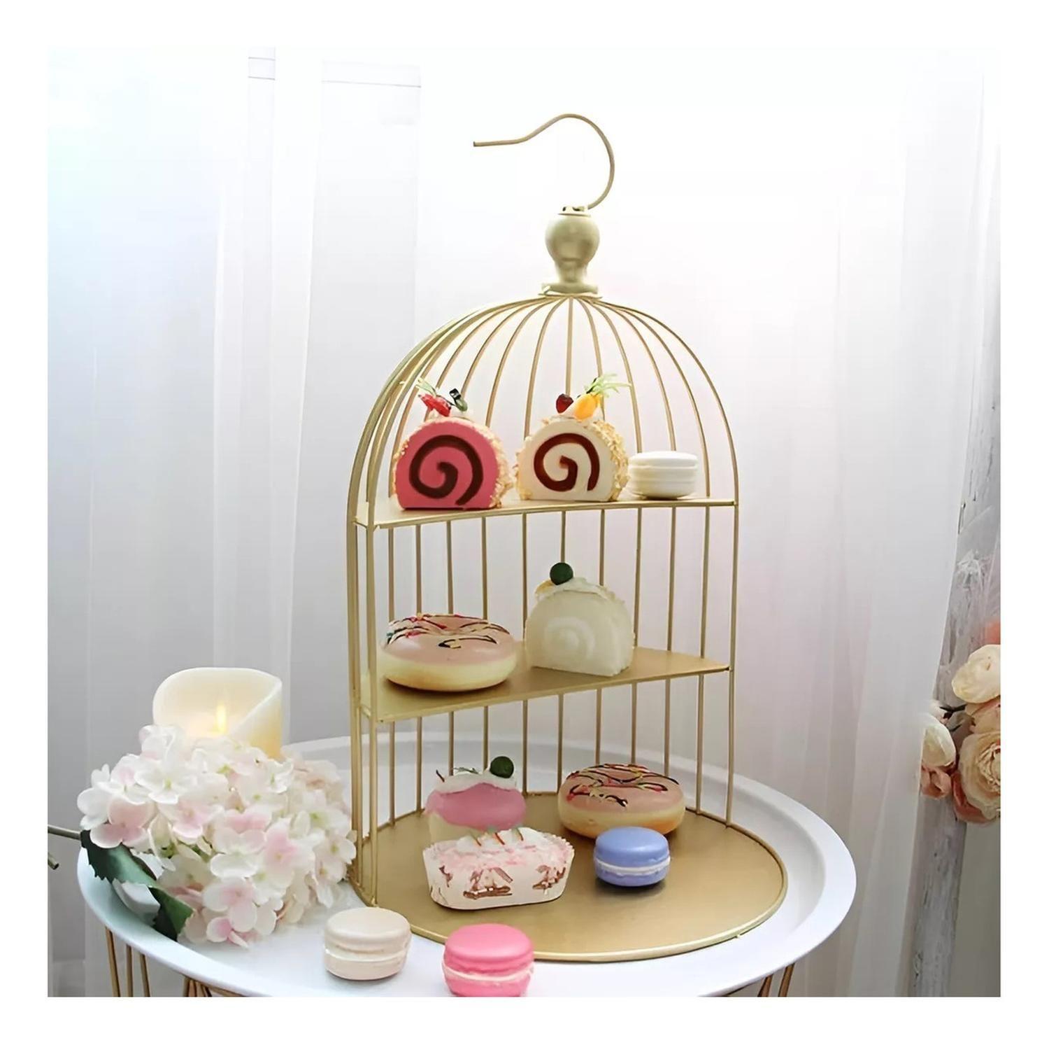 Set 3 Porta Cupcakes Bases Para Tortas Alzadores Candy Bar-2