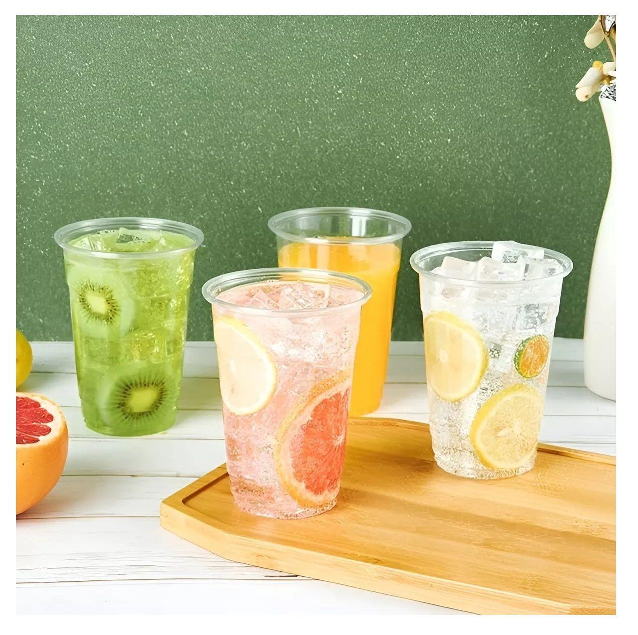 50 Vasos Plasticos Desechables Vasos Para Bebidas 13oz 400ml-5