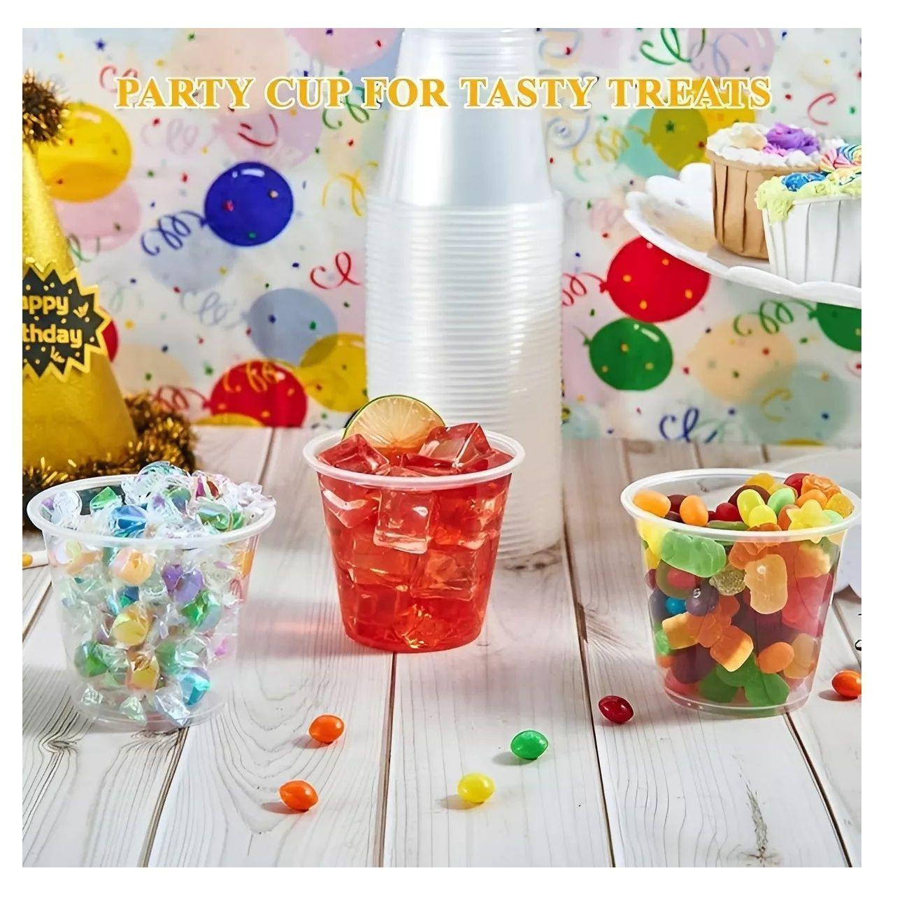 150 Vasos Plasticos Vasos Desechables Vaso Pequeño 5oz 148ml-3