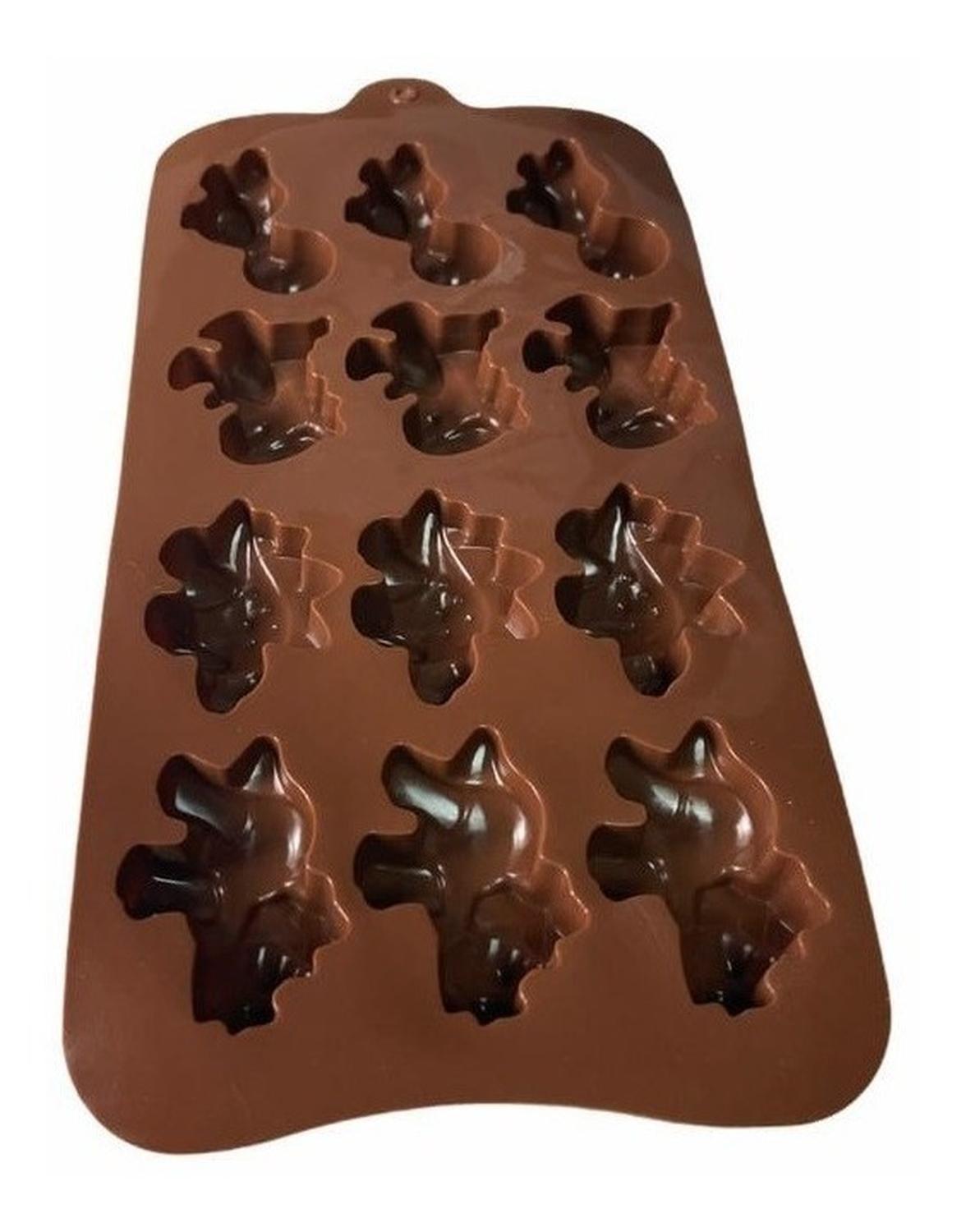 Pack X2 Moldes De Chocolate Dino Molde Chocolate Dinosaurio Marrón-4