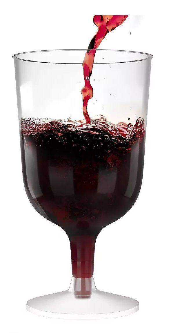 40 Copas De Vino Copa Acrilico Copa Plastico Copas Fiesta Eventos Vino Cóctel 6oz/177ml Transparente-3