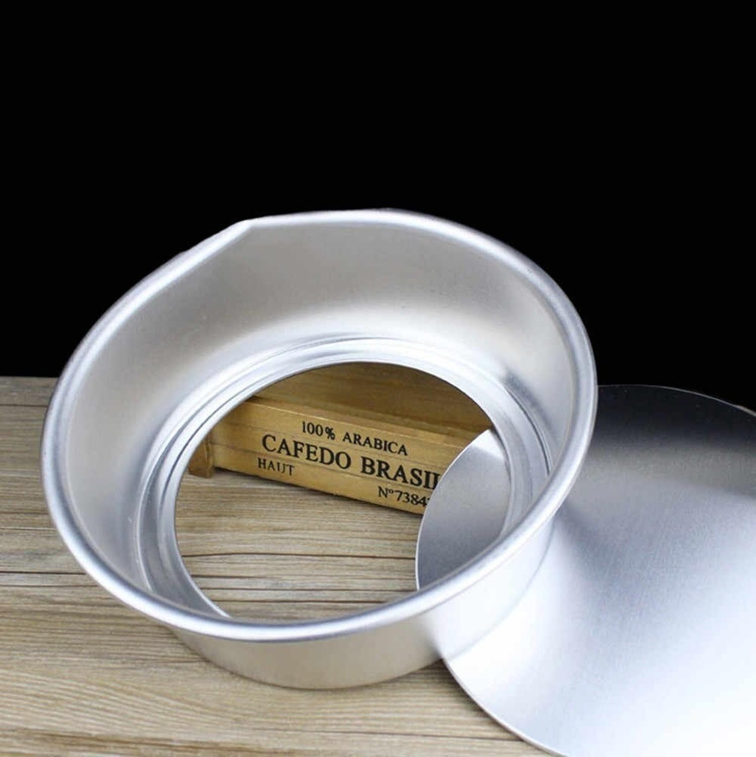 Molde De Aluminio Para Torta Molde Desmontable Molde 22x10cm Gris-8