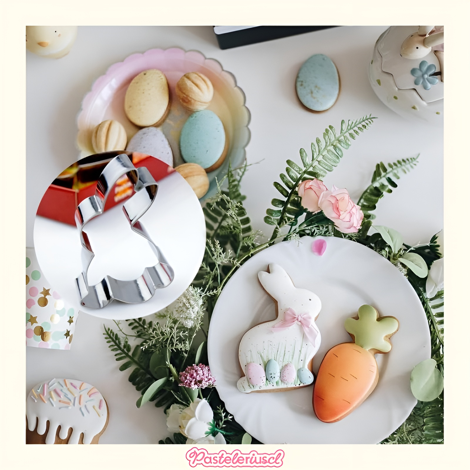 Set 16 Cortador De Galletas De Pascua moldes para galletas Kit para hornear accesorios de pastelería-8