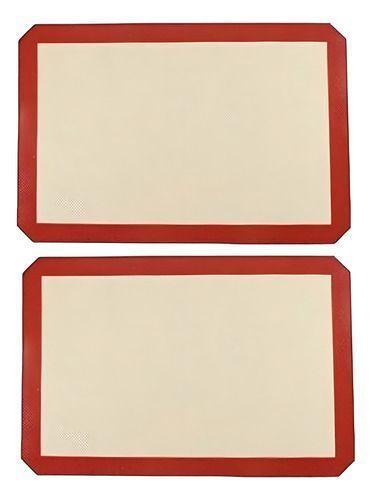 Pack X2 Tapete De Silicona Lamina De Silicona Horno 60x40cm-0