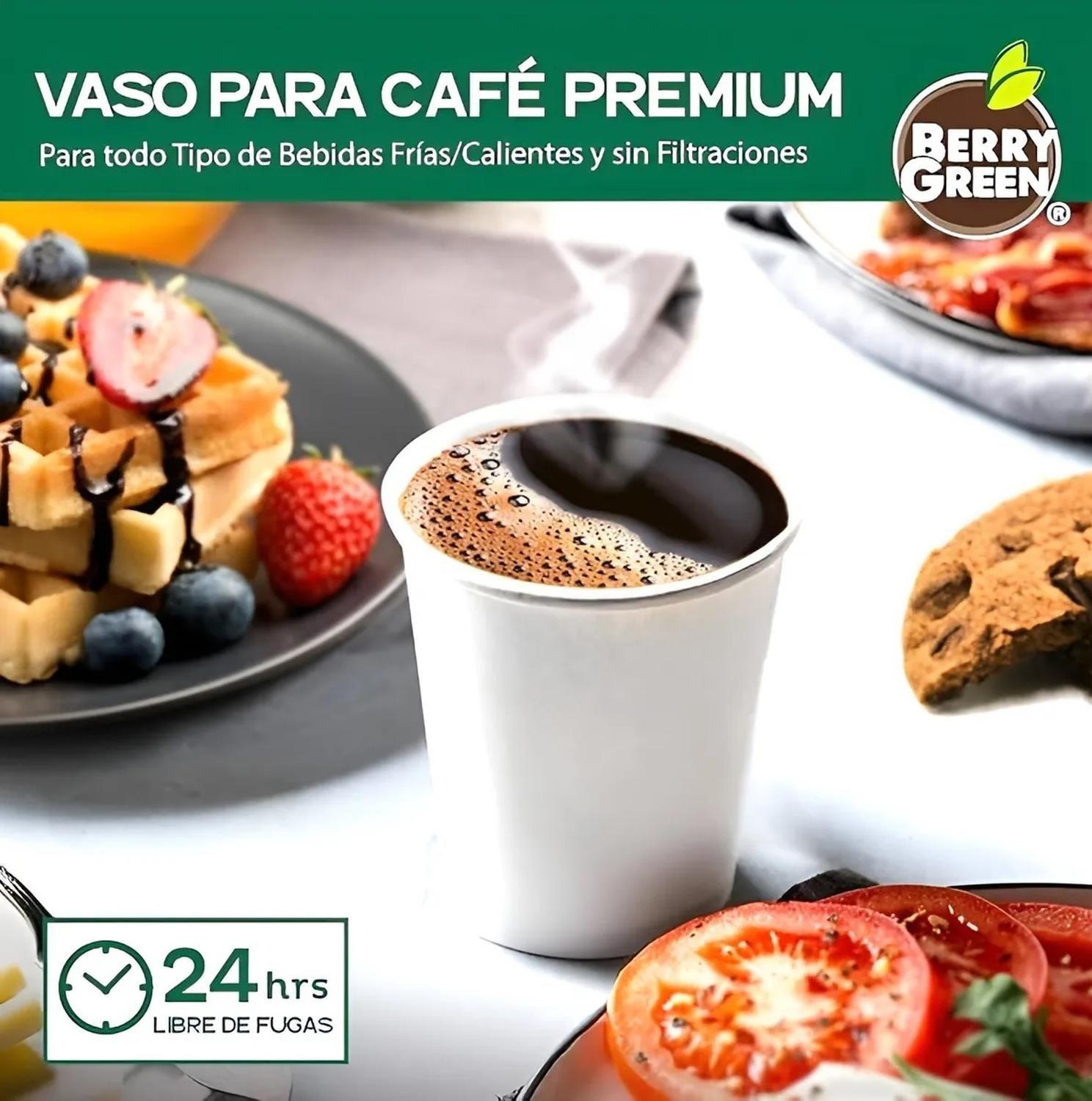 200 Vasos Para Cafe Vasos Polipapel C/tapa Manga 10oz 296ml Vasos Desechables Café Vasos Para Cafe D-8