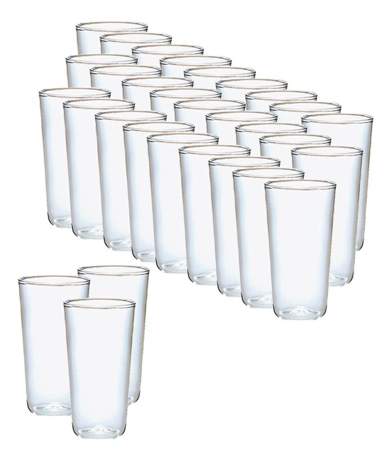 60 Set Vasos Desechables Vaso Plastico Vasos Acrilicos 300ml 60 Transparente 300ml-5