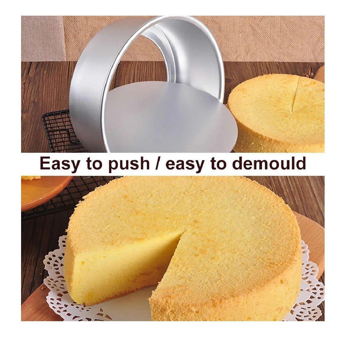 Moldes De Aluminio Para Tortas Molde Desmontable Molde 20 Cm-3