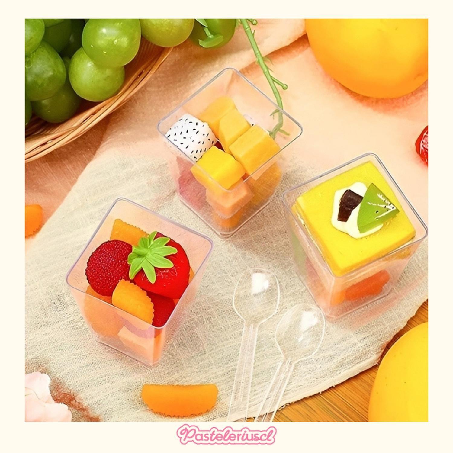 30 Vasos Para Postres Set De Vasos Shot Postres Tapa 220ml Pocillo Para Postre Vaso Para Dulces Vaso-8