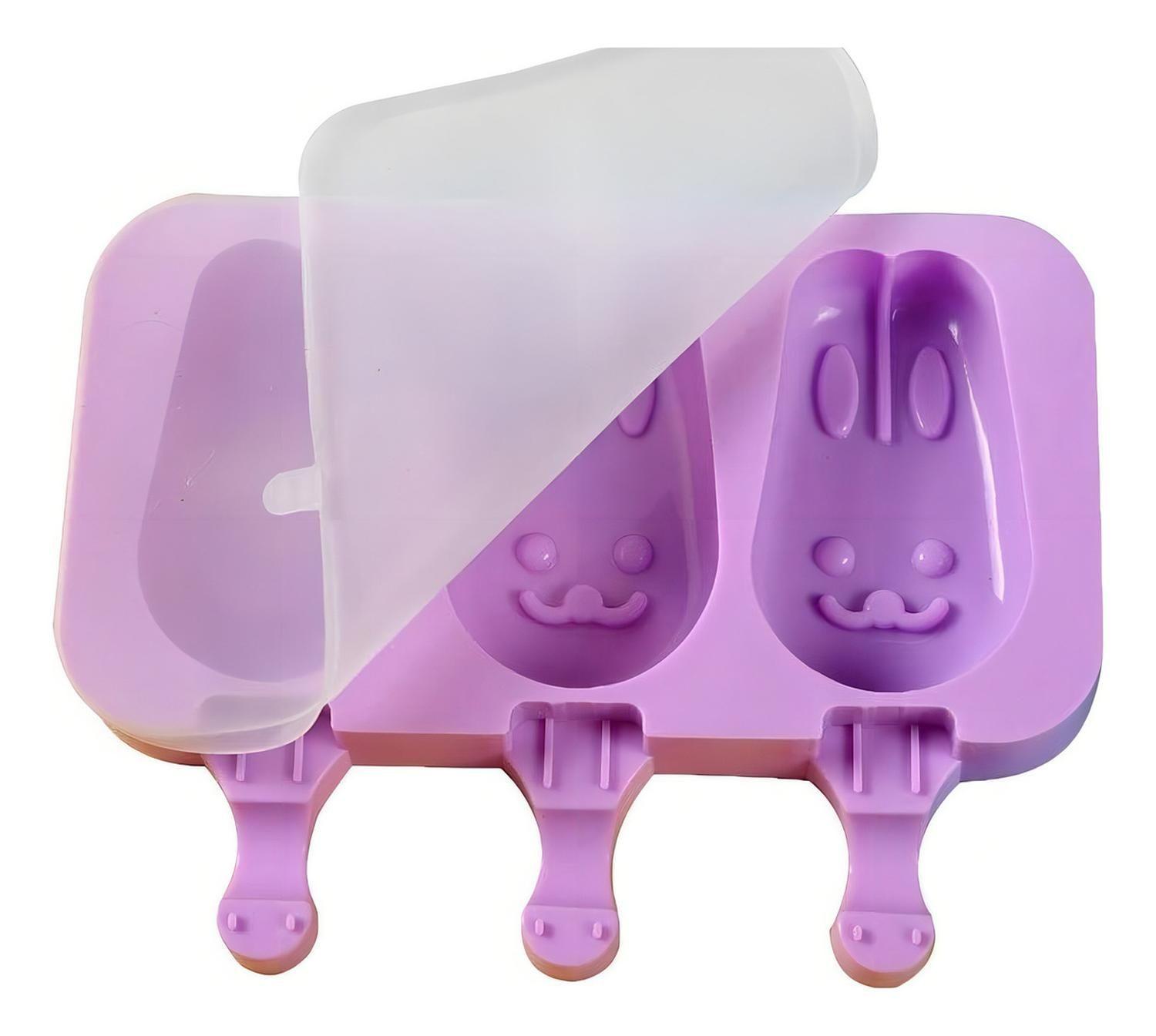 [MULT-110668] Moldes De Silicona Para Helados Molde Paletas Helado Conejo Molde De Helados Paletas D-1