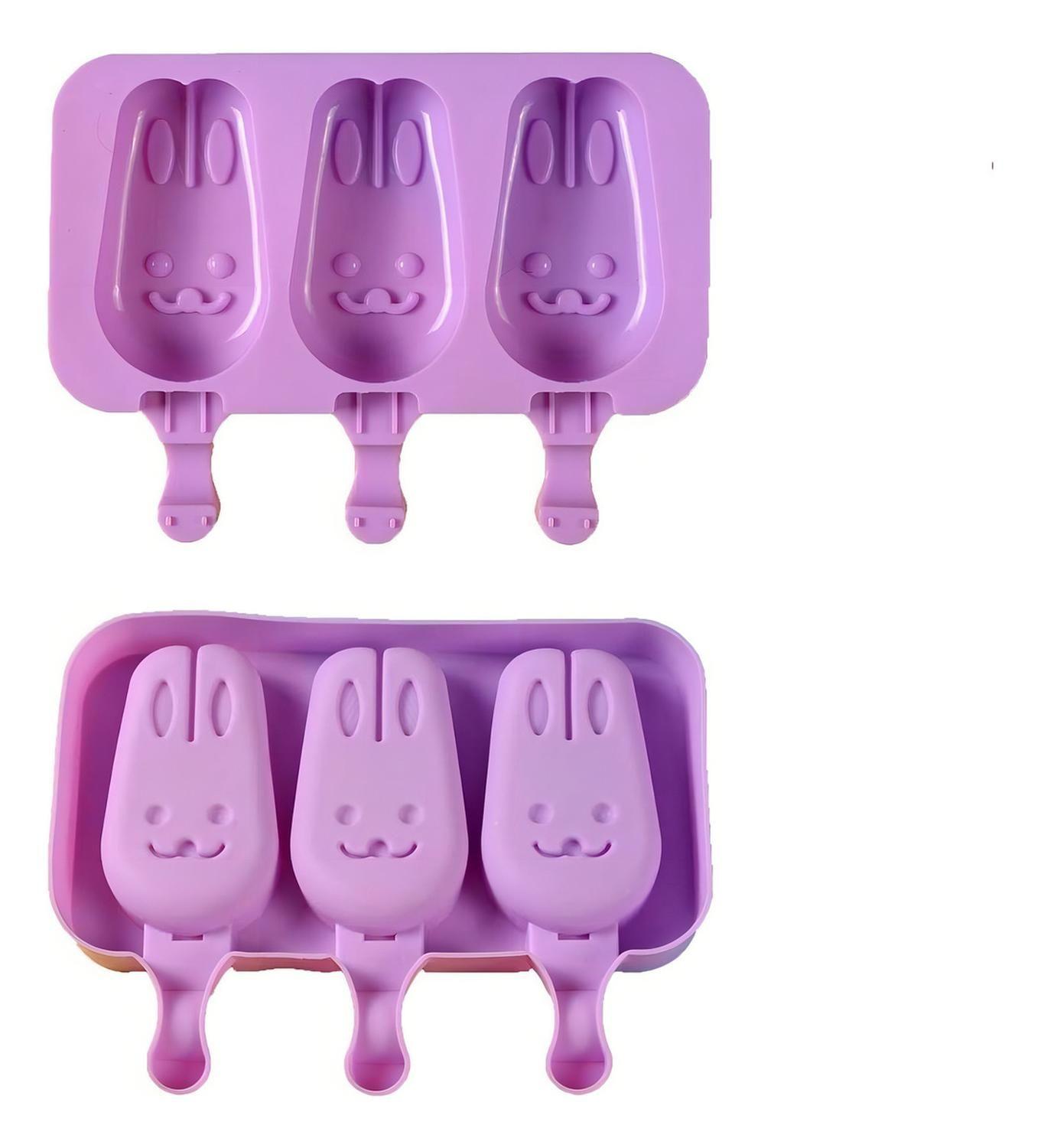 [MULT-110668] Moldes De Silicona Para Helados Molde Paletas Helado Conejo Molde De Helados Paletas D-3