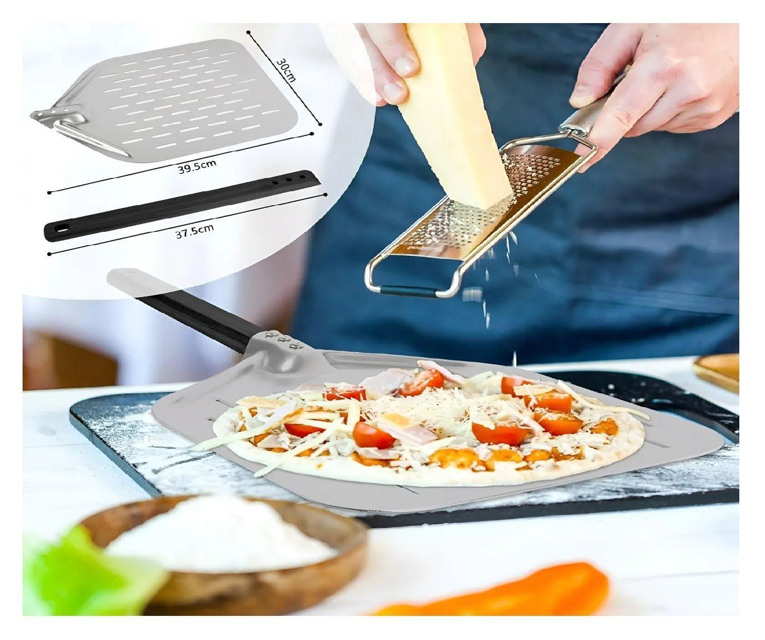 Pala De Pizza Espatula Pizza Pala Para Pizza Perforada 35cm-2