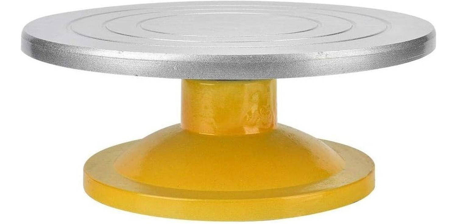 Base Giratoria Tortas Plato Giratorio Base Aluminio 32cm-0