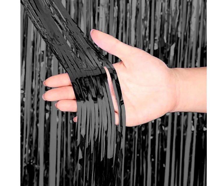 Pack X2 Guirnalda Cumpleaños Cortina Set Cumpleaños Cotillón Decoración Para Fiestas Metálica 2mts-3