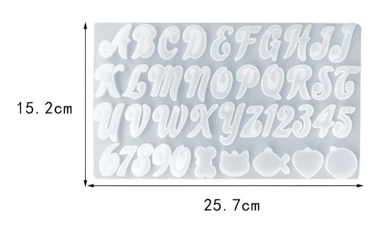 Molde De Silicona Letras Moldes Silicona Reposteria 41 Cavid-2
