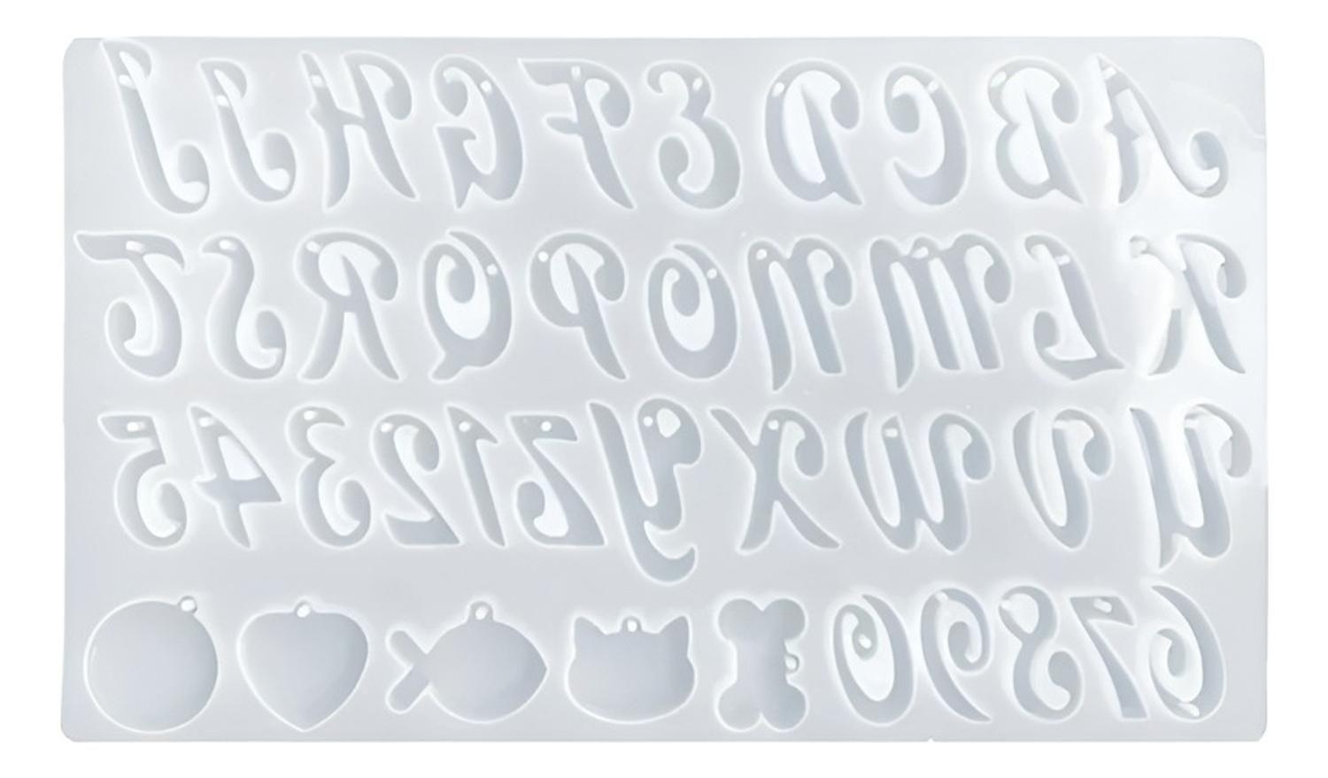 Molde De Silicona Letras Moldes Silicona Reposteria 41 Cavid-6
