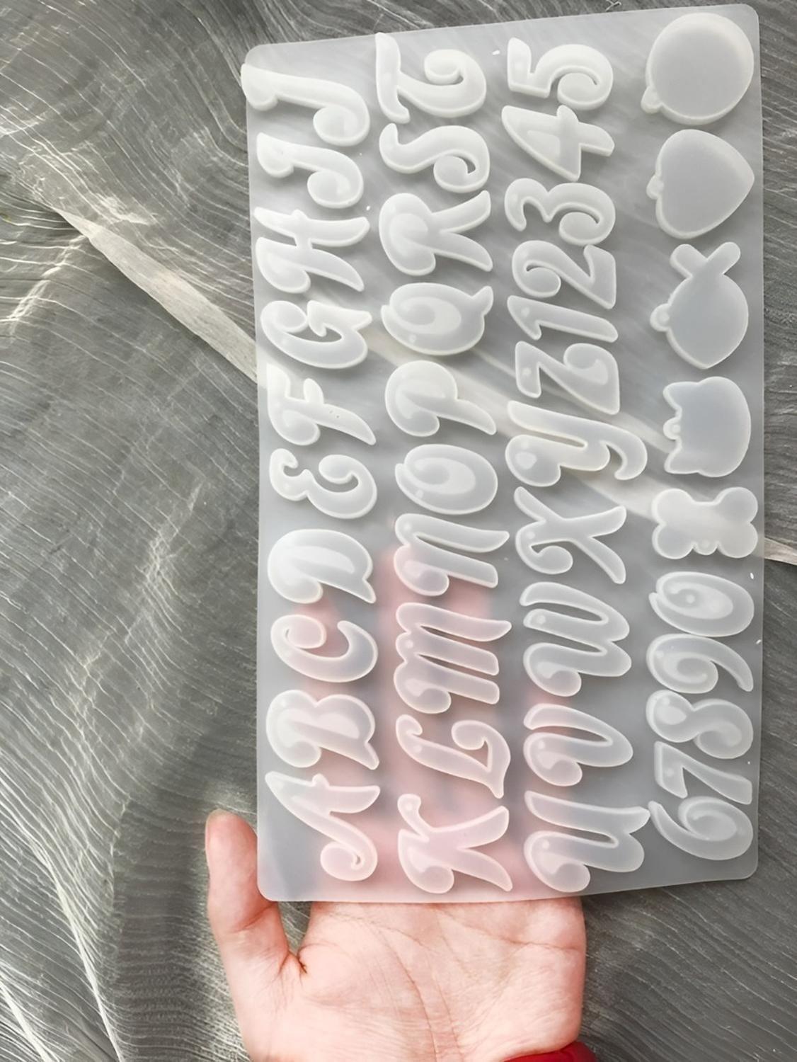 Molde De Silicona Letras Moldes Silicona Reposteria 41 Cavid-8