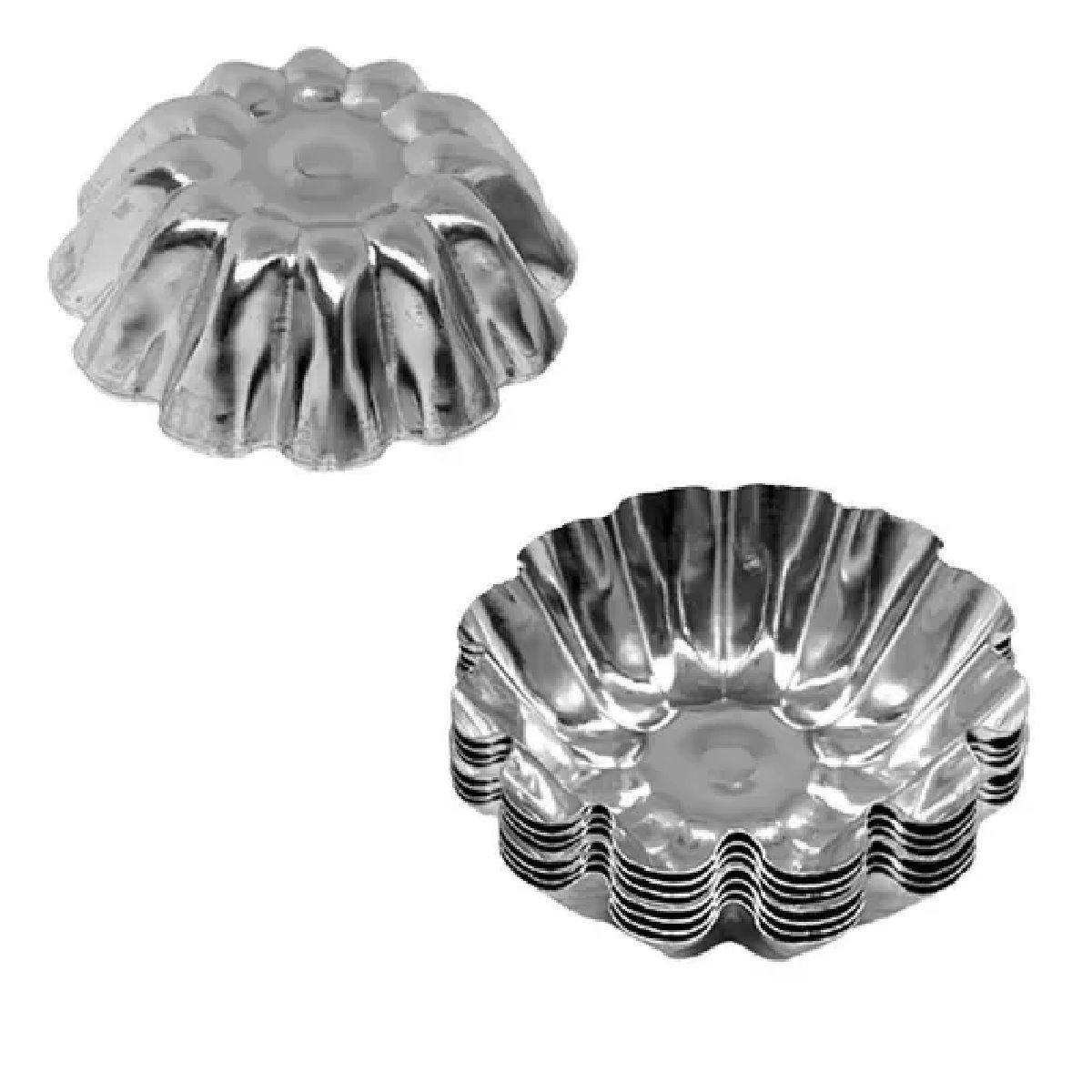 Pack 12 Molde Mini Tartaleta Tarta De Coctel Flor 276-0