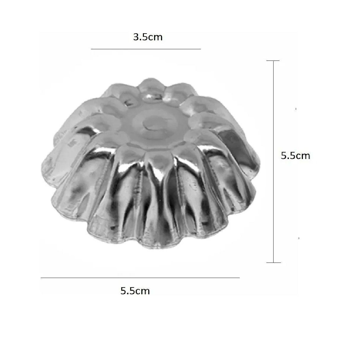Pack 12 Molde Mini Tartaleta Tarta De Coctel Flor 276-1