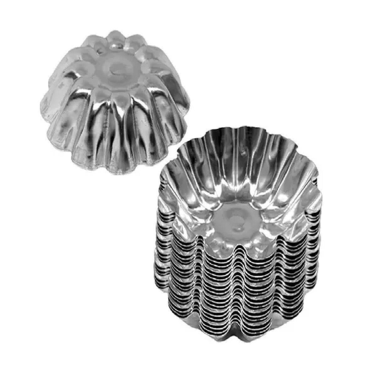 Pack 12 Molde Mini Tartaleta Tarta De Coctel Flor 276-2
