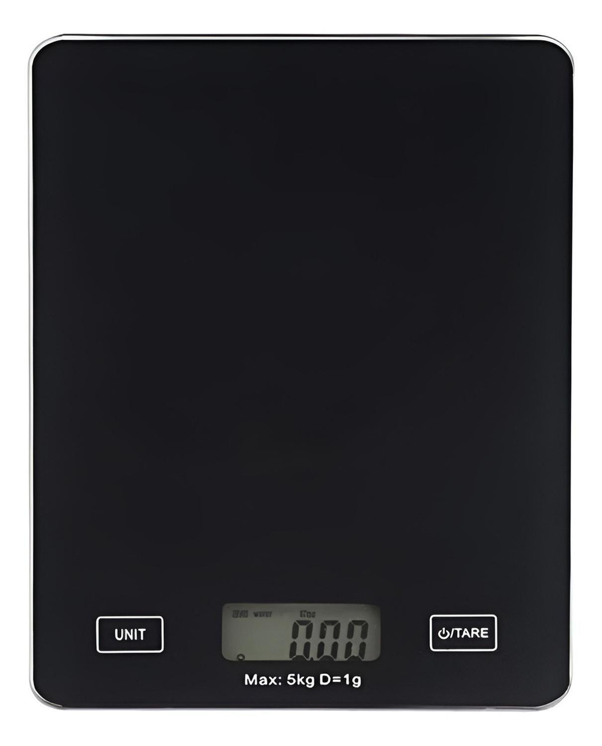 Gramera Digital Pesa Gramera Cocina Pesa Alimentos 5kg/0.01g Negro 5 Kg-0