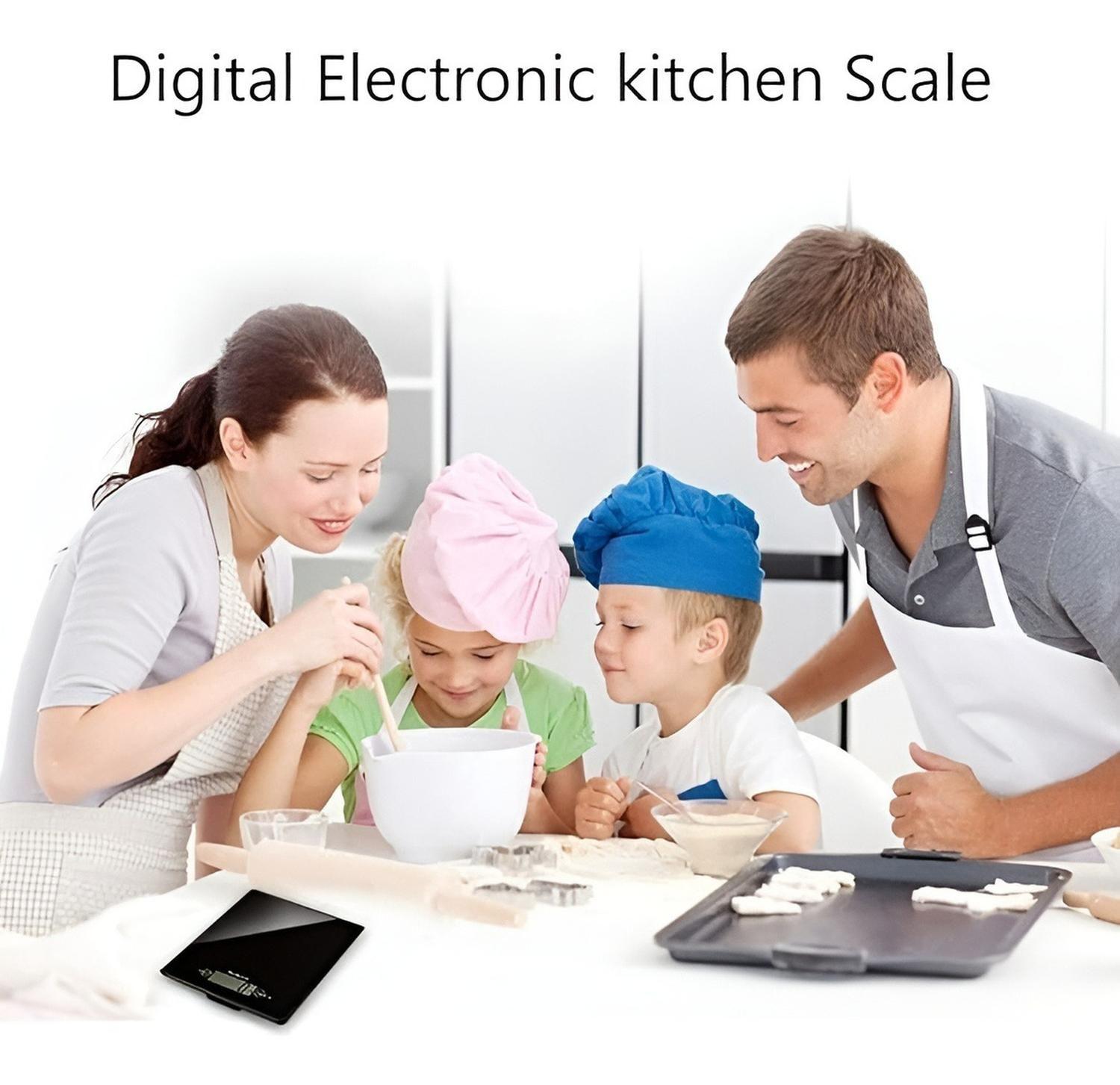 Gramera Digital Pesa Gramera Cocina Pesa Alimentos 5kg/0.01g Negro 5 Kg-8