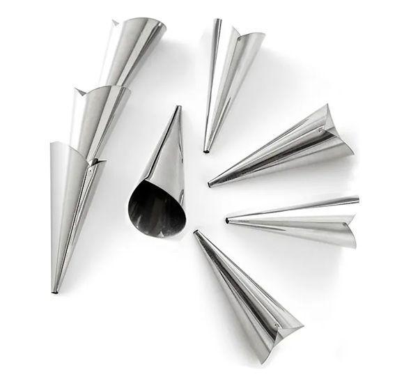 X60 Cono Molde Para Cannoli Cachito Croissant Pan Danes Molde Para Cachito Molde Cannoli Molde-3